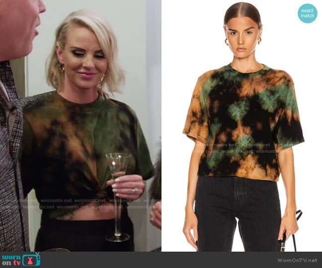 Tokyo Crop Tee by Cotton Citizen worn by Whitney Rose  on The Real Housewives of Salt Lake City