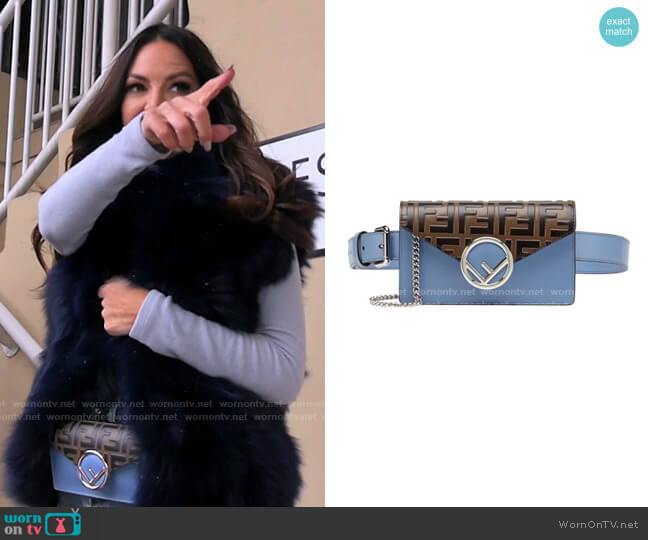 FF Belt Bag by Fendi worn by Lisa Barlow on The Real Housewives of Salt Lake City