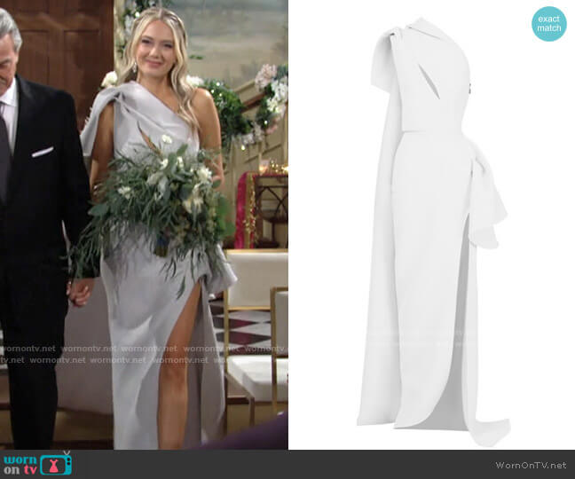 WornOnTV Abby s wedding dress on The Young and the Restless