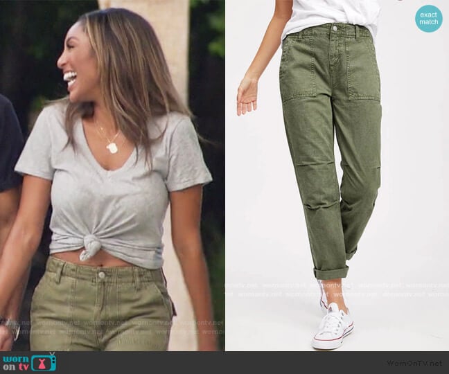 Austin Relaxed Surplus Pant by Socialite worn by Tayshia Adams on The Bachelorette