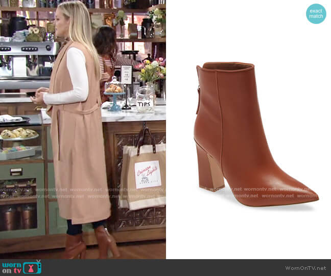 Steve Madden Sasa Boots worn by Sharon Newman (Sharon Case) on The Young and the Restless