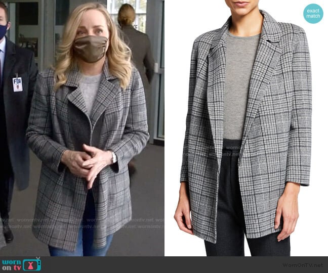 Clairene N Jacket by Theory worn by Marissa Morgan (Geneva Carr) on Bull