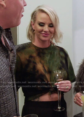 Whitney’s tie dye tee on The Real Housewives of Salt Lake City