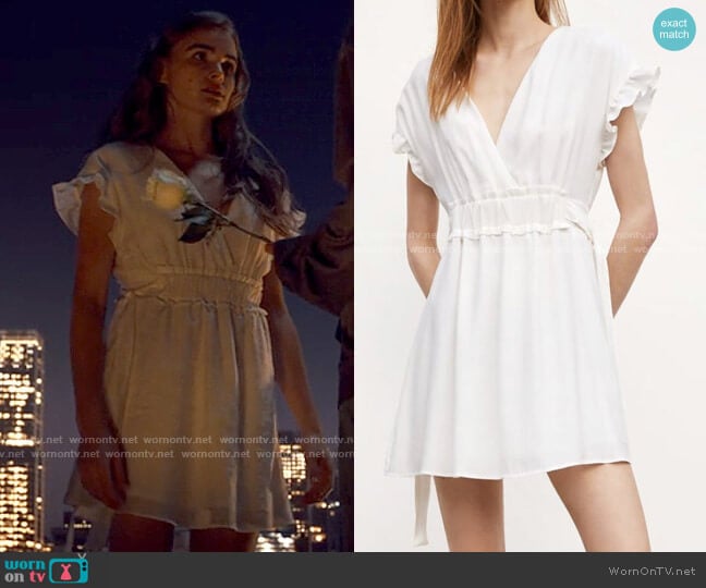 WornOnTV: Cassie’s white side-tie dress on Tiny Pretty Things | Anna ...