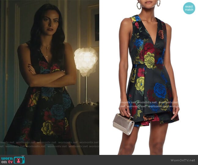 WornOnTV: Veronica’s black floral sleeveless dress on Riverdale ...