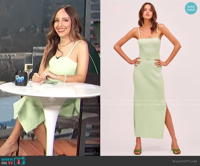 Briggitte Dress by Finders Keepers worn by Lilliana Vazquez on E! News