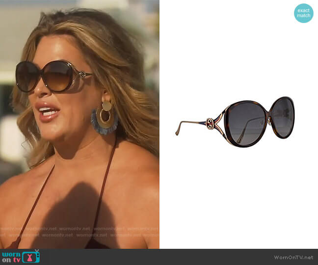 GG0226SK Glasses by Gucci worn by Emily Simpson on The Real Housewives of Orange County