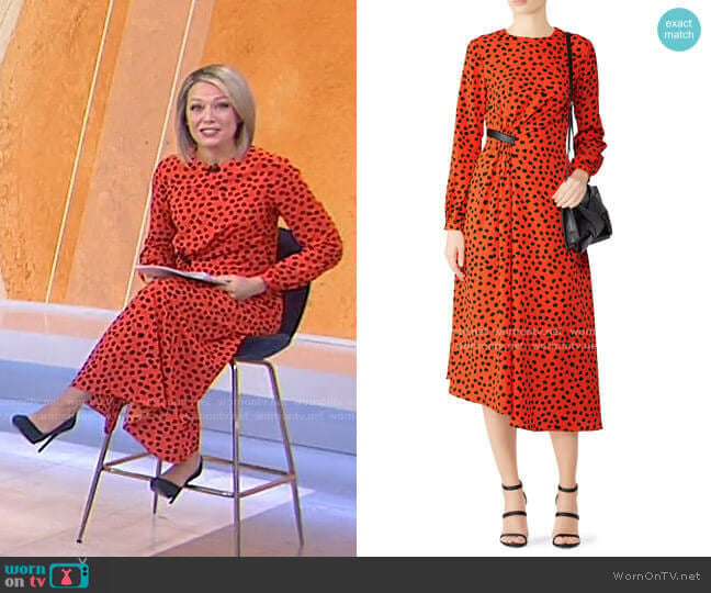 Lawton Dress by Hunter Bell worn by Dylan Dreyer on Today