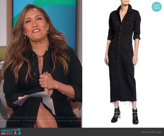 The Cover-Up Dress by Mother worn by Carrie Inaba on The Talk