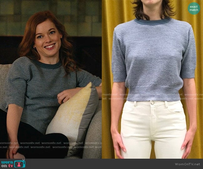 Petunia Top by Rachel Comey worn by Zoey Clarke (Jane Levy) on Zoeys Extraordinary Playlist