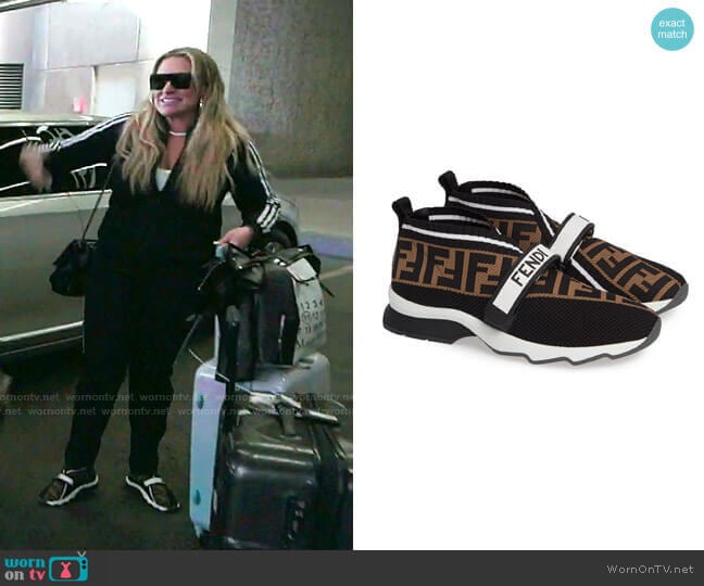 Rockoko Knit Sneaker by Fendi worn by Heather Gay on The Real Housewives of Salt Lake City