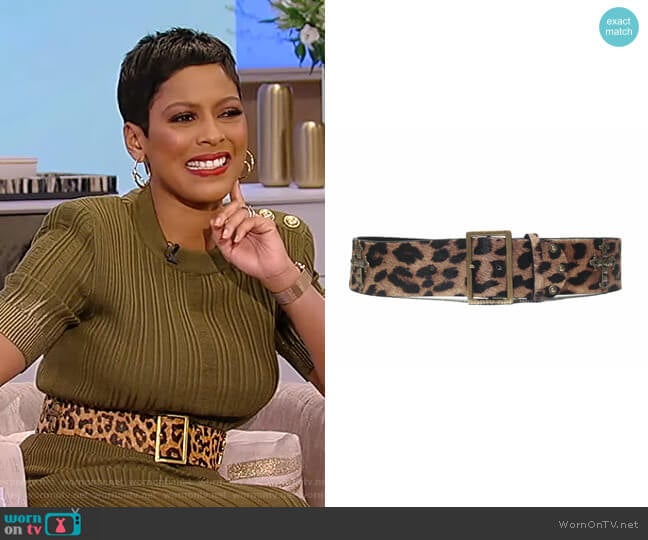 WornOnTV: Tamron’s green ribbed dress on Tamron Hall Show | Tamron Hall ...