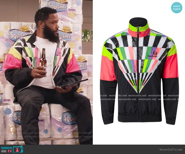 Archive Warm-Up by Sergio Tacchini worn by Andre Johnson (Anthony Anderson) on Black-ish