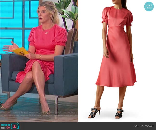 Blaer Bias Midi Dress by Ted Baker worn by Amanda Kloots on The Talk