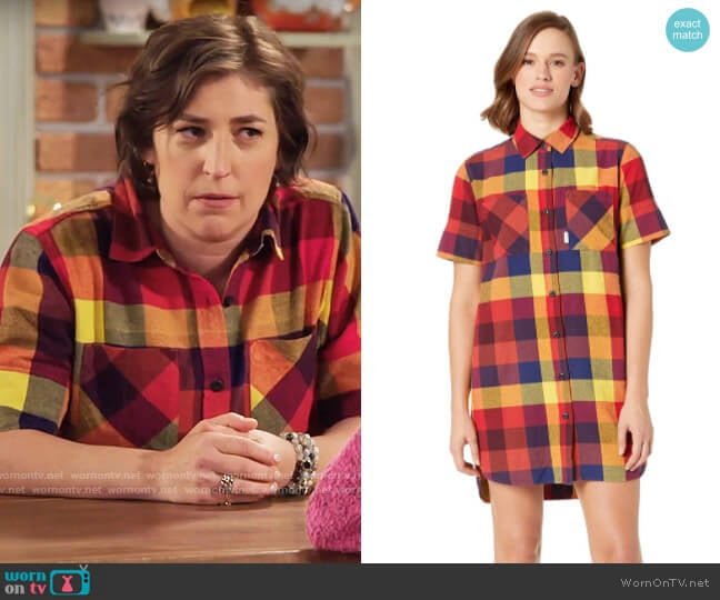 Topo Designs Shirtdress worn by Kat Silver (Mayim Bialik) on Call Me Kat