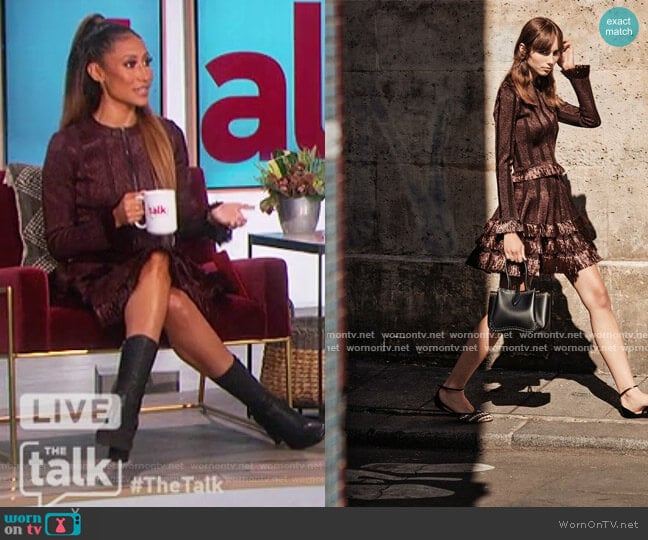 2021 Spring Summer Collection by Alaia worn by Elaine Welteroth on The Talk