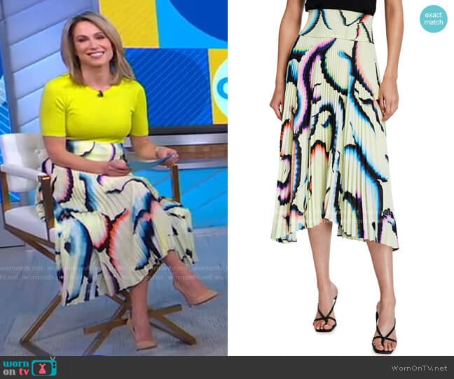 Sonali Skirt by A.L.C. worn by Amy Robach on Good Morning America