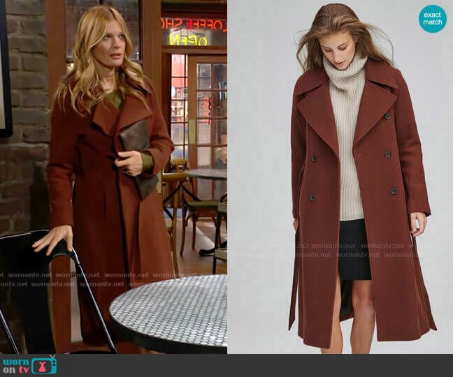 Andrew Marc Alva Coat worn by Phyllis Summers (Michelle Stafford) on The Young and the Restless