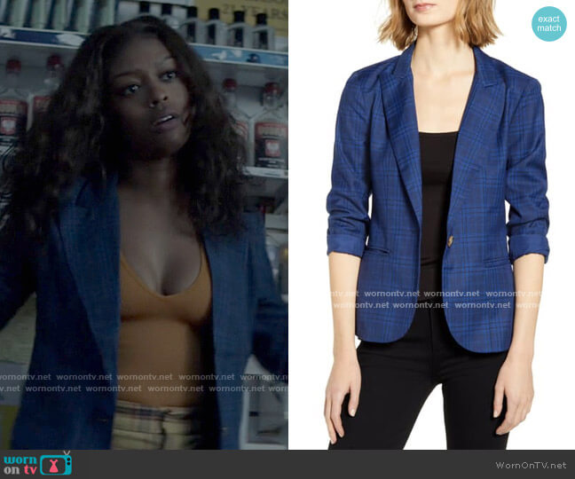 BB Dakota Trail Blazer Plaid Blazer worn by Ryan Wilder (Javicia Leslie) on Batwoman