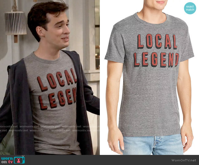 Chaser Local Legend Graphic Tee worn by Freddie Raine (Joey Bragg) on Call Your Mother