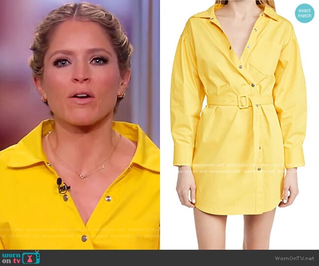 Camelia Dress Cinq a Sept worn by Sara Haines on The View