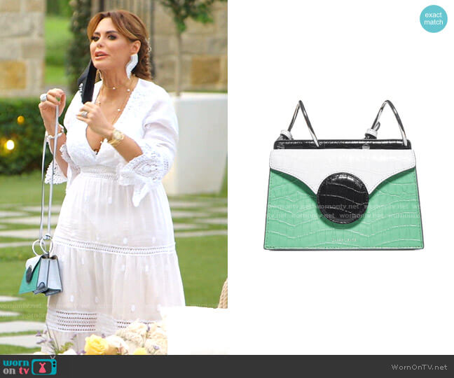 Mini Phoebe Shoulder Bag by Danse Lente worn by D’Andra Simmons on The Real Housewives of Dallas