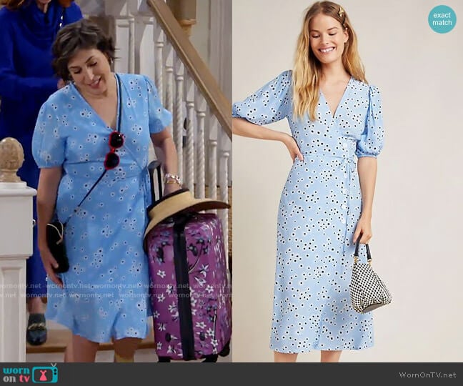 Faithfull the Brand Marta Dress in Riviera Essa Floral worn by Kat Silver (Mayim Bialik) on Call Me Kat