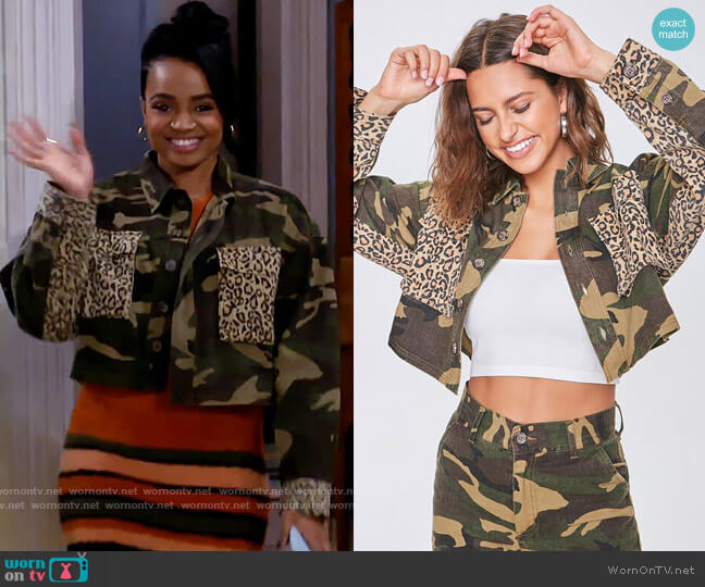 Rainbow Striped Eyelash Knit Top and Skirt worn by Randi (Kyla Pratt) on Call Me Kat