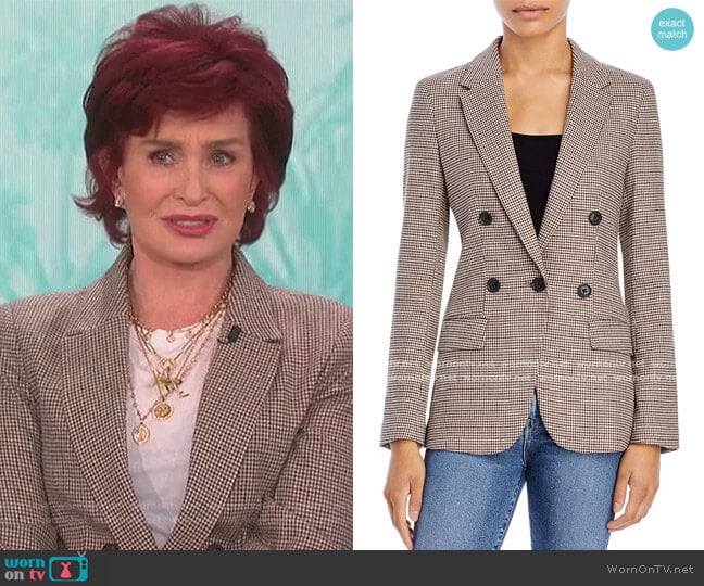 70s Blazer by Frame worn by Sharon Osbourne on The Talk