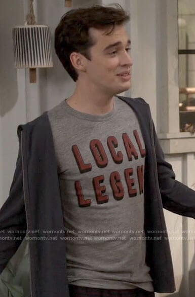 Freddie's local legend t-shirt on Call Your Mother