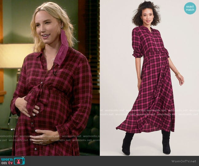 Hatch The Alyssa Dress worn by Mandy Baxter (Molly McCook) on Last Man Standing