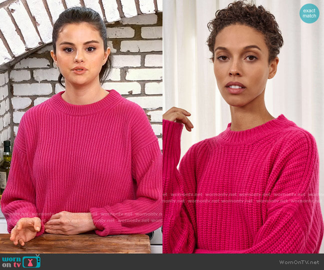 La Ligne Toujours Sweater worn by Selena Gomez on Selena + Chef