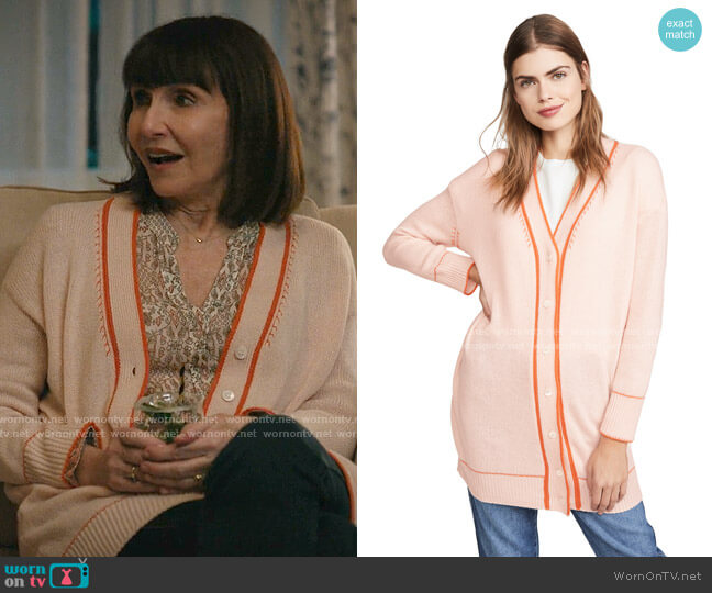 V Neck Cashmere Cardigan by Marni worn by Maggie Clarke (Mary Steenburgen) on Zoeys Extraordinary Playlist