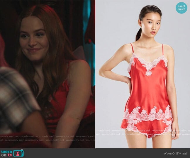 Lolita Cami by Natori worn by Cheryl Blossom (Madelaine Petsch) on Riverdale