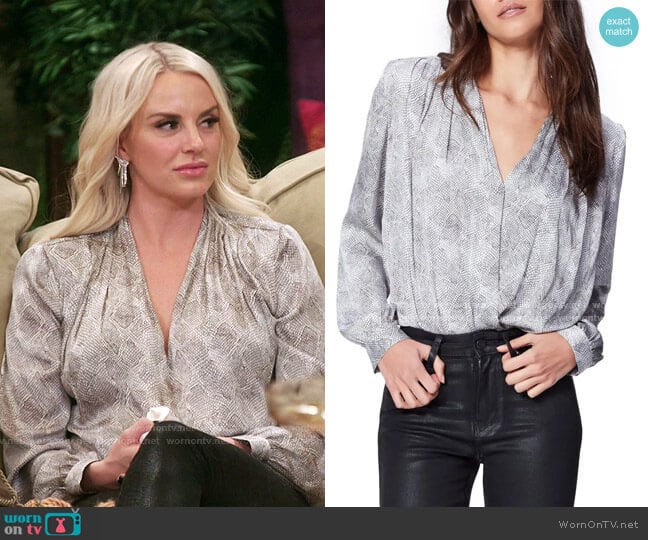 Sevilla Surplice Bodysuit by Paige worn by Whitney Rose on The Real Housewives of Salt Lake City