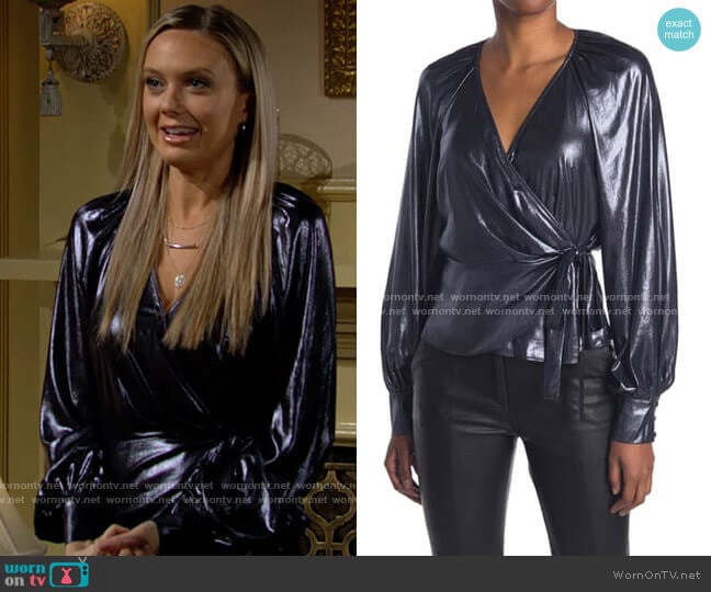 Parker Sheridan Blouse worn by Abby Newman (Melissa Ordway) on The Young and the Restless