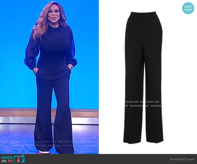 Paulson Trousers by Prabal Gurung worn by Wendy Williams on The Wendy Williams Show