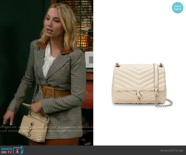 Rebecca Minkoff Edie Crossbody Bag worn by Mandy Baxter (Molly McCook) on Last Man Standing