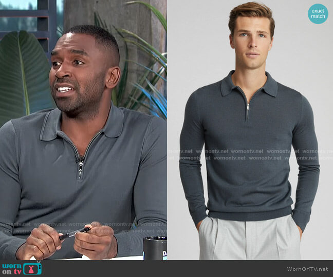 Robertson Polo Shirt by Reiss worn by Justin Sylvester on E! News