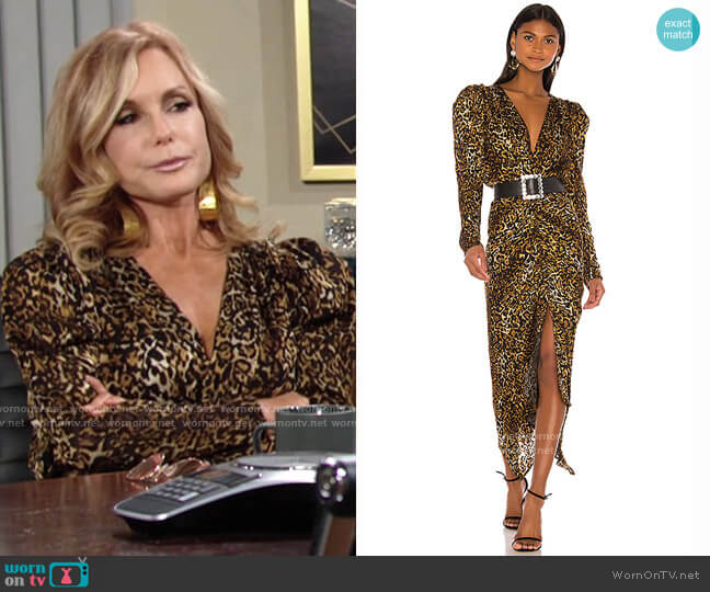 Ronny Kobo Astrid Dress worn by Lauren Fenmore (Tracey Bregman) on The Young and the Restless