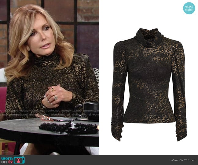 Ronny Kobo Viada Top worn by Lauren Fenmore (Tracey Bregman) on The Young and the Restless