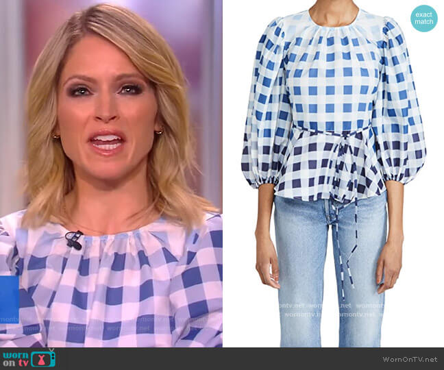 Laurence Top by Staud worn by Sara Haines on The View