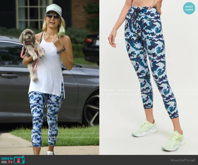 Camo Midi Pant by The Upside worn by Kary Brittingham on The Real Housewives of Dallas