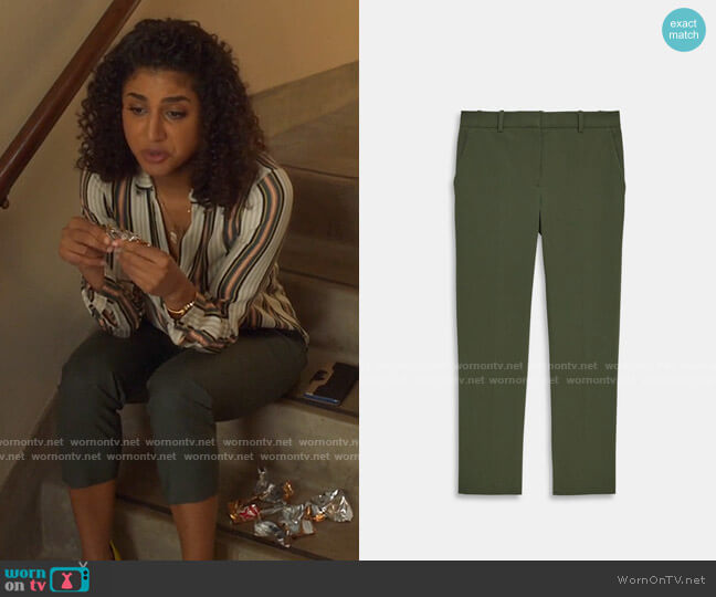 Theory Treeca Pants worn by Mikaela Shaw (Vella Lovell) on Mr Mayor