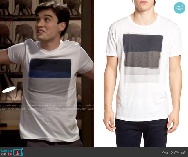 Vestige Sunken Graphic T-Shirt worn by Freddie Raine (Joey Bragg) on Call Your Mother