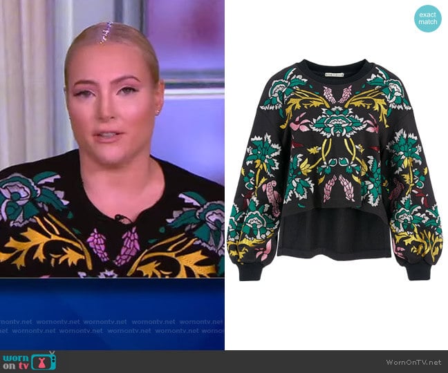 Turner Pullover Sweater by Munthe worn by Meghan McCain on The View