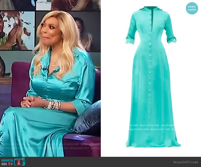 Sabra Dress by Andrea Iyamah worn by Wendy Williams on The Wendy Williams Show