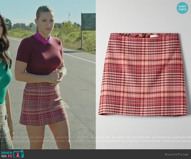 Renee Skirt by Aritzia worn by Betty Cooper (Lili Reinhart) on Riverdale