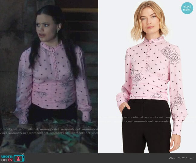 Birgitte Herskind Sloane Blouse worn by Maggie Vera (Sarah Jeffery) on Charmed