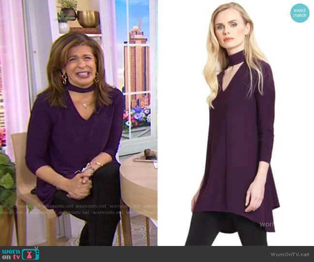 Choker Tunic by Clara Sunwoo worn by Hoda Kotb on Today